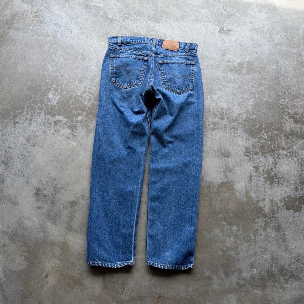 Vintage 90's Levi's 505 0217 80's Denim jeans straight fit Measures 33x29" - Picture 4 of 8